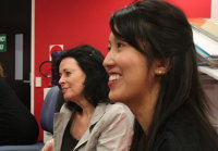 ACID Education Manager, A/Prof Barbara Adkins, and former ACID student, Mia Thornton