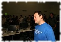 Master Chen at the 48hr Game Making Challenge (photo credit: frankiethespy)