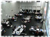 A bird's eye view of the Game On action (photo credit: frankiethespy)